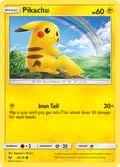 Pikachu 28/73 English Pokémon card from Shining Legends (2017)