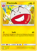 Electrode 31/73 English Pokémon card from Shining Legends (2017)