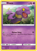 Ekans 36/73 English Pokémon card from Shining Legends (2017)