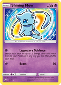 Shining Mew 40/73 English Pokémon card from Shining Legends (2017)