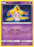 Shining Jirachi 42/73 English Pokémon card from Shining Legends (2017)