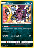 Hoopa 55/73 English Pokémon card from Shining Legends (2017)