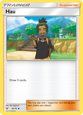 Hau 61/73 English Pokémon card from Shining Legends (2017)