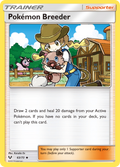 Pokémon Breeder 63/73 English Pokémon card from Shining Legends (2017)
