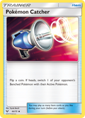 Pokémon Catcher 64/73 English Pokémon card from Shining Legends (2017)