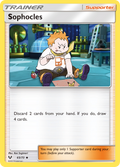 Sophocles 65/73 English Pokémon card from Shining Legends (2017)