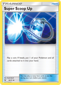 Super Scoop Up 66/73 English Pokémon card from Shining Legends (2017)