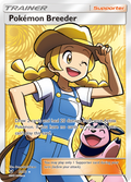 Pokémon Breeder 73/73 English Pokémon card from Shining Legends (2017)
