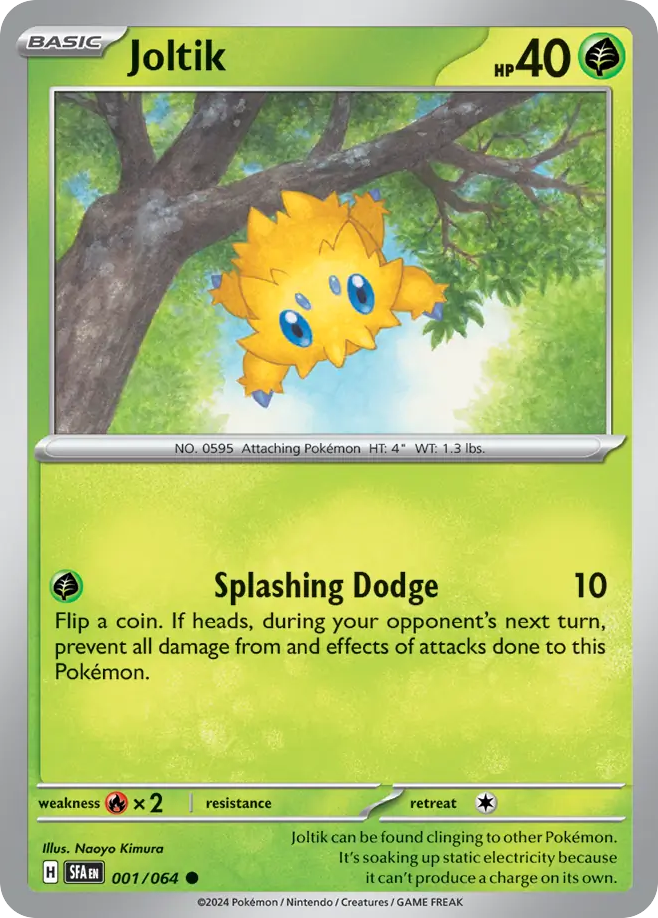 Joltik 1/64 — English Pokémon Shrouded Fable (2024)
