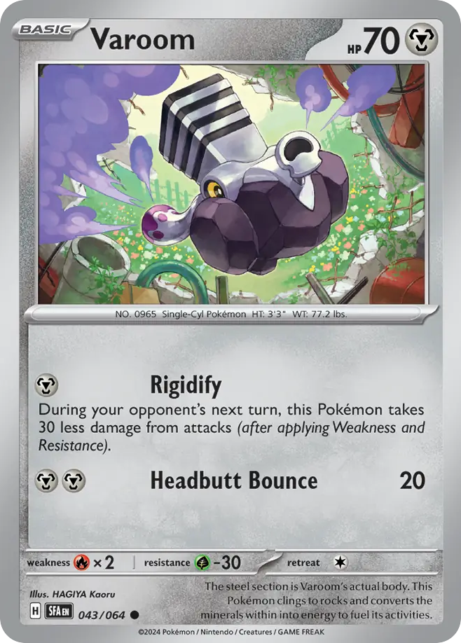 Varoom 43/64 — English Pokémon Shrouded Fable (2024)