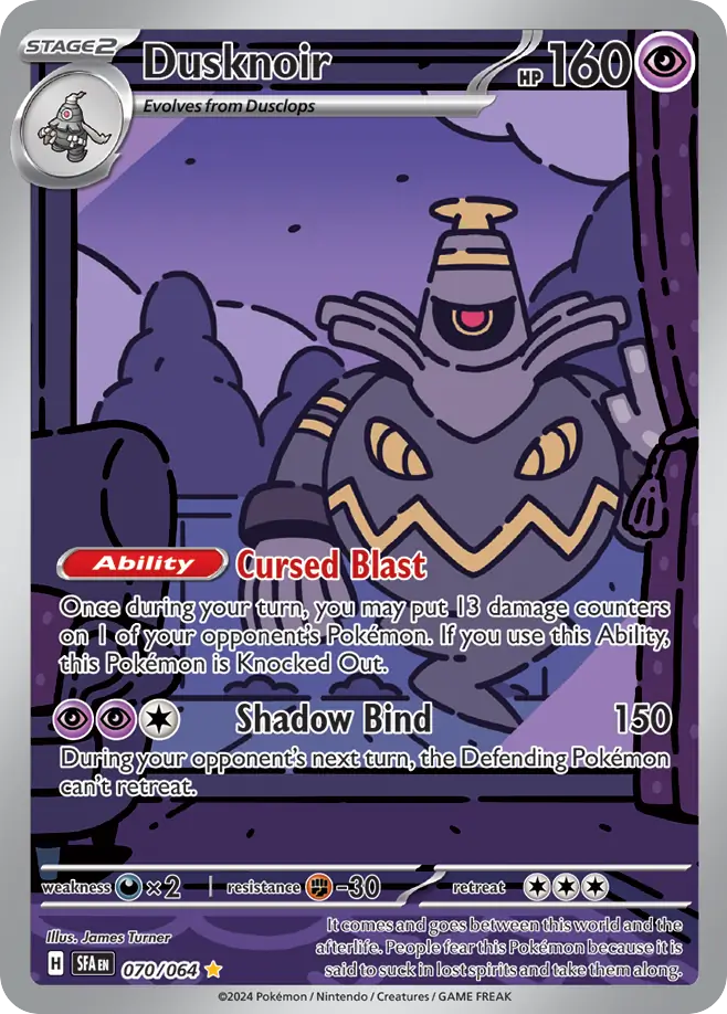 Dusknoir 70/64 — English Pokémon Shrouded Fable (2024)