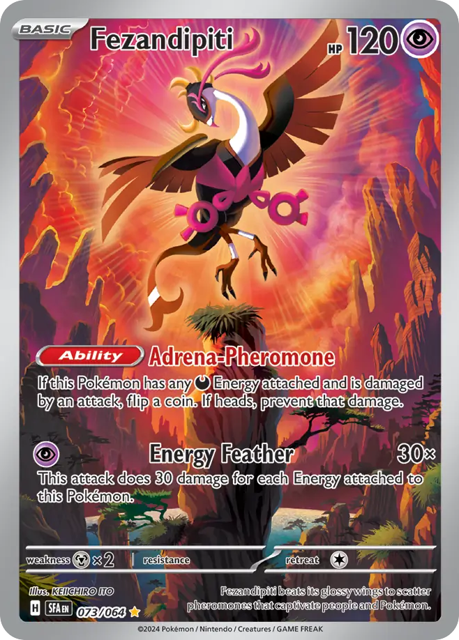 Fezandipiti 73/64 — English Pokémon Shrouded Fable (2024)