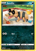 Sandile 111/195 — English Pokémon Silver Tempest (2022)
