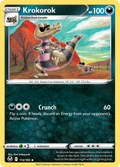 Krokorok 112/195 — English Pokémon Silver Tempest (2022)