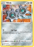 Klink 123/195 — English Pokémon Silver Tempest (2022)