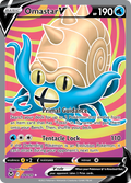 Omastar V 174/195 — English Pokémon Silver Tempest (2022)