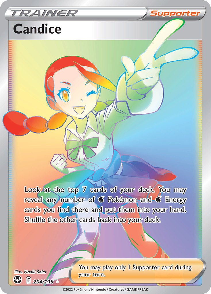 Candice 204/195 — English Pokémon Silver Tempest (2022)