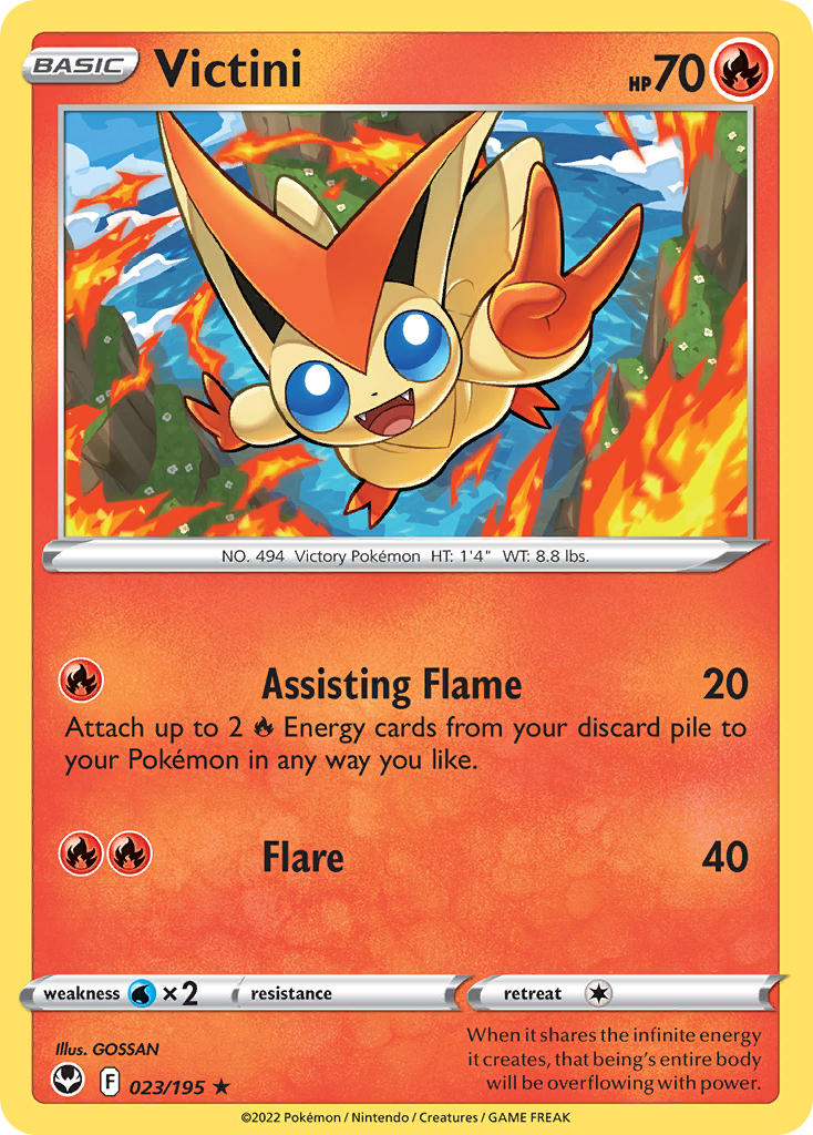 Victini 23/195 — English Pokémon Silver Tempest (2022)