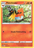 Fletchinder 28/195 — English Pokémon Silver Tempest (2022)