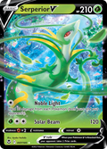 Serperior V 7/195 — English Pokémon Silver Tempest (2022)