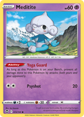 Meditite 72/195 — English Pokémon Silver Tempest (2022)
