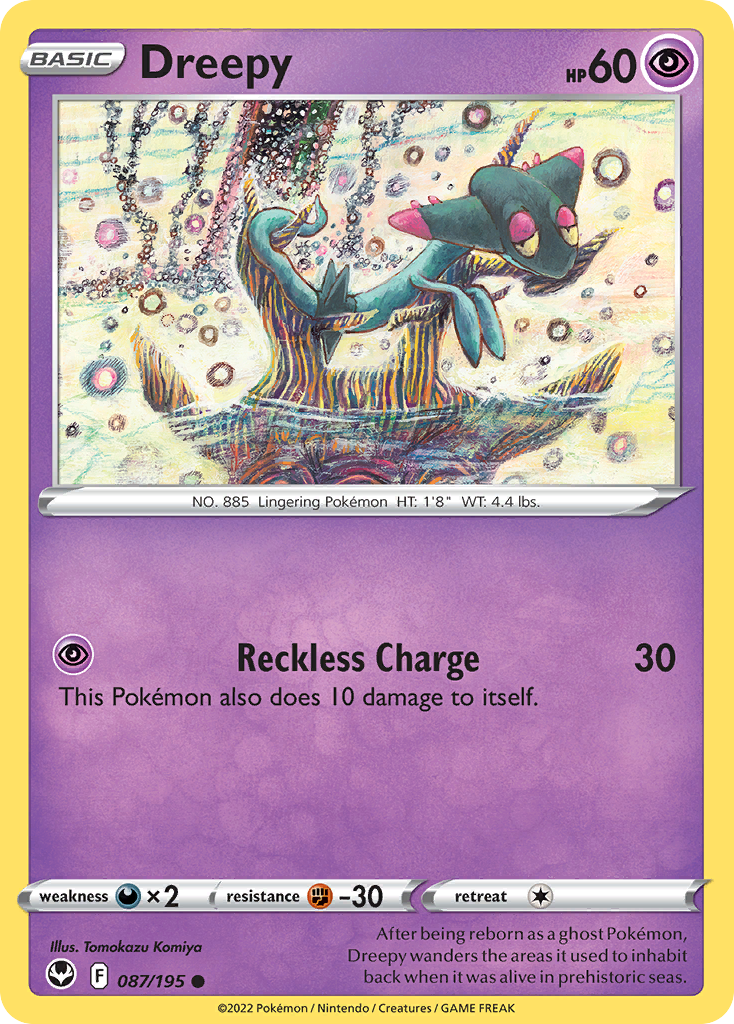 Dreepy 87/195 — English Pokémon Silver Tempest (2022)