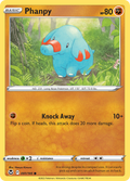 Phanpy 91/195 — English Pokémon Silver Tempest (2022)