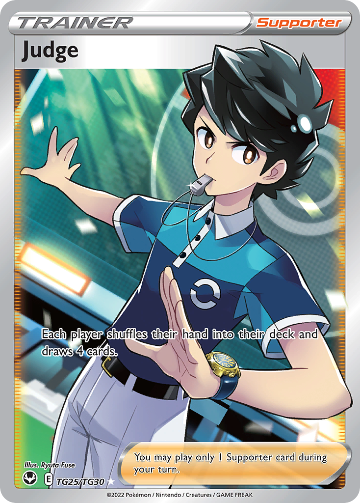 Judge TG25/TG30 — English Pokémon Silver Tempest Trainer Gallery (2022)