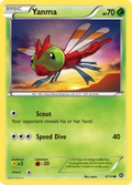 Yanma 6/114 English Pokémon card from Steam Siege (2016)