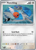 Fletchling 121/142 — English Pokémon Stellar Crown (2024)
