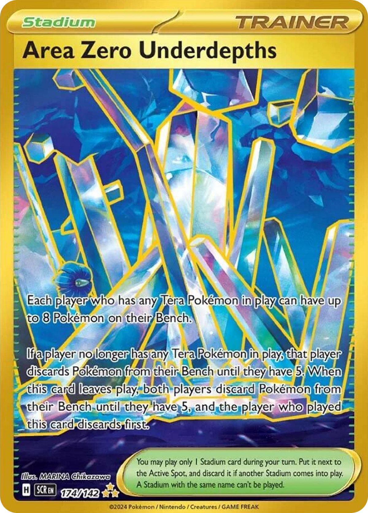 Area Zero Underdepths 174/142 — English Pokémon Stellar Crown (2024)