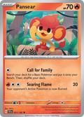 Pansear 21/142 — English Pokémon Stellar Crown (2024)