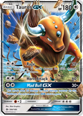 Tauros-GX 100/149 English Pokémon card from Sun & Moon (2017)
