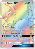 Tauros-GX 156/149 English Pokémon card from Sun & Moon (2017)