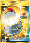 Switch 160/149 English Pokémon card from Sun & Moon (2017)