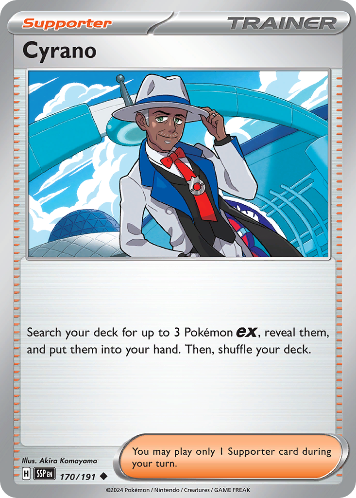 Cyrano 170/191 — English Pokémon Surging Sparks (2024)