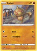 Baltoy 101/202 English Pokémon card from Sword & Shield (2020)