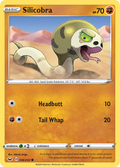 Silicobra 108/202 English Pokémon card from Sword & Shield (2020)