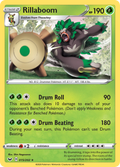 Rillaboom 15/202 English Pokémon card from Sword & Shield (2020)