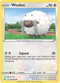 Wooloo 152/202 English Pokémon card from Sword & Shield (2020)