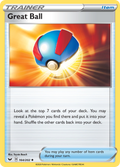 Great Ball 164/202 English Pokémon card from Sword & Shield (2020)