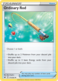 Ordinary Rod 171/202 English Pokémon card from Sword & Shield (2020)
