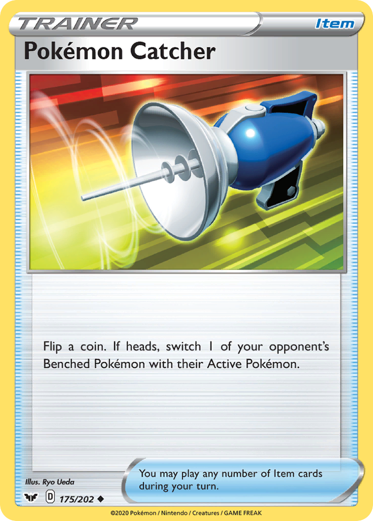 Pokémon Catcher 175/202 English Pokémon card from Sword & Shield (2020)