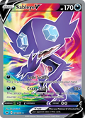 Sableye V 194/202 English Pokémon card from Sword & Shield (2020)