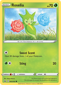 Roselia 3/202 English Pokémon card from Sword & Shield (2020)
