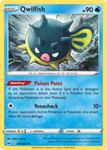 Qwilfish 51/202 English Pokémon card from Sword & Shield (2020)