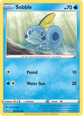 Sobble 55/202 English Pokémon card from Sword & Shield (2020)