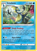 Inteleon 58/202 English Pokémon card from Sword & Shield (2020)