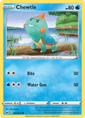 Chewtle 60/202 English Pokémon card from Sword & Shield (2020)
