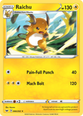 Raichu 66/202 English Pokémon card from Sword & Shield (2020)